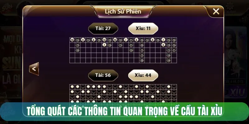 Tổng quát các thông tin quan trọng về cầu tài xỉu