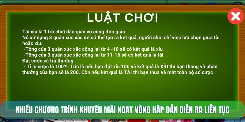 Nhiều chương trình khuyến mãi xoay vòng hấp dẫn diễn ra liên tục